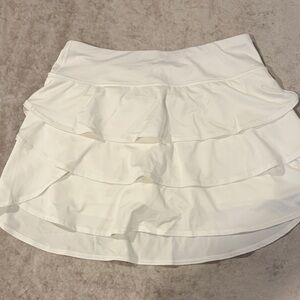 Ideology White Tiered Mini Golf Skirt new never wore